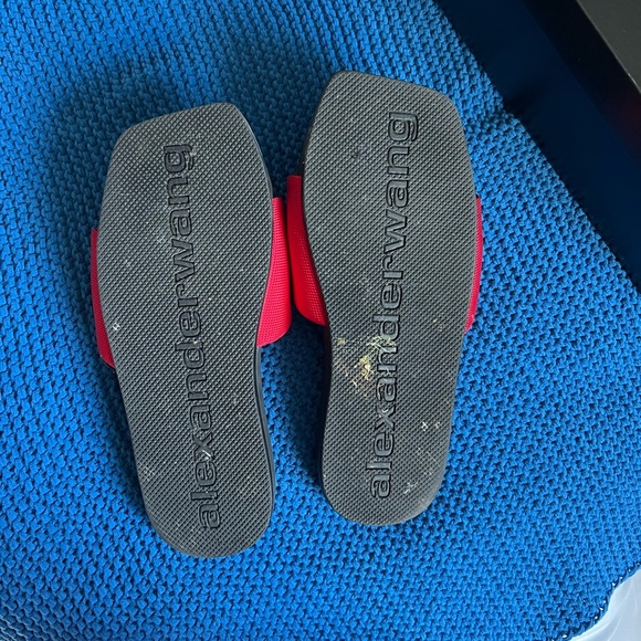 Red Alexander Wang pool slides - Picture 5 of 6